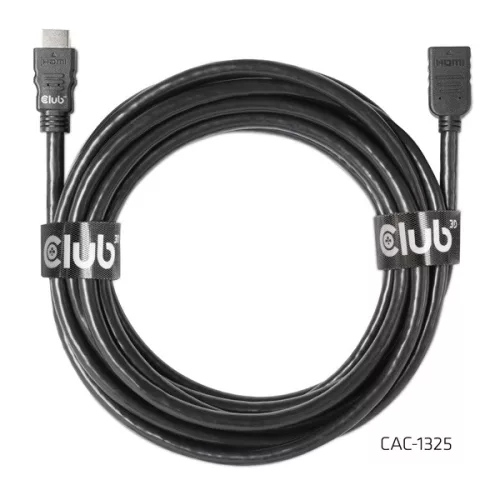 Club 3D Kábel - CAC-1325 (HDMI 2.0 High Speed 4K60Hz, M/F, 5m, 26AWG)