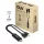 Club 3D Átalakító - CAC-1331 (HDMI 2.0 to DisplayPort 1.2 4K60Hz HDR M/F, USB-A táp, 25cm)