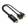 Club 3D Átalakító - CAC-1331 (HDMI 2.0 to DisplayPort 1.2 4K60Hz HDR M/F, USB-A táp, 25cm)