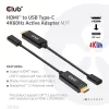 Club 3D Átalakító - CAC-1333 (HDMI to USB-C aktív, 4K60Hz, M/F)