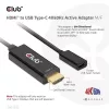 Club 3D Átalakító - CAC-1333 (HDMI to USB-C aktív, 4K60Hz, M/F)