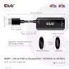 Club 3D Átalakító - CAC-1335 (HDMI+Micro USB to DisplayPort, 4K120Hz/8K30Hz, M/F, aktív)