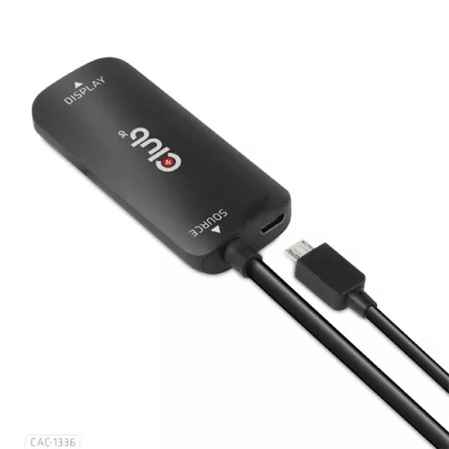 Club 3D Átalakító - CAC-1336 (HDMI+Micro USB to USB-C, 4K120Hz/8K30Hz)