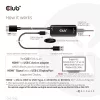 Club 3D Átalakító - CAC-1336 (HDMI+Micro USB to USB-C, 4K120Hz/8K30Hz)