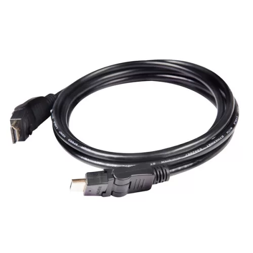Club 3D Kábel - CAC-1360 (HDMI 2.0 4K60Hz 360° forgatható, 2m)