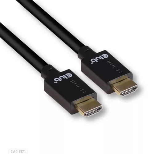 Club 3D Kábel - CAC-1371 (HDMI 2.1 Ultra High Speed, 4K120Hz, 8K60Hz, 48Gbps, M/M, 1m)
