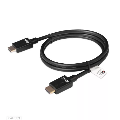 Club 3D Kábel - CAC-1371 (HDMI 2.1 Ultra High Speed, 4K120Hz, 8K60Hz, 48Gbps, M/M, 1m)