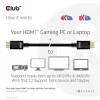 Club 3D Kábel - CAC-1374 (HDMI 2.1 Ultra High-Speed, M/M, 4K120Hz, 8K60Hz, 48Gbps, 4m, 26AWG)