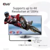 Club 3D Kábel - CAC-1374 (HDMI 2.1 Ultra High-Speed, M/M, 4K120Hz, 8K60Hz, 48Gbps, 4m, 26AWG)