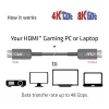 Club 3D Kábel - CAC-1376 (HDMI 2.1 Ultra High Speed, 4K120Hz/8K60Hz, Unidirectional M/M, 10m AOC)