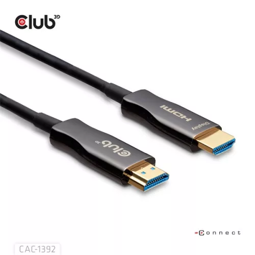 Club 3D Kábel - CAC-1392 (HDMI 2.1 Ultra High Speed, Hybrid AOC, 4K120Hz, 8K60Hz, 48Gbps, M/M, 30m)