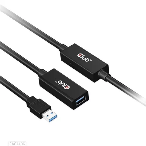 Club 3D kábel - CAC-1406 (3.2 USB-A, Active Repeater, 5Gbps, 15m)