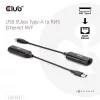 Club 3D Átalakító - CAC-1421 (USB-A to RJ45, 5 GBps, M/F)