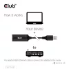 Club 3D Átalakító - CAC-1421 (USB-A to RJ45, 5 GBps, M/F)