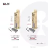 Club 3D Átalakító - CAC-1510 (3.2 USB-C Gen 1 to DVI-D Dual Link, HDCP ON, 4K30Hz)