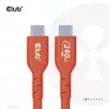 Club 3D Kábel - CAC-1515 (USB2.0 USB-C, 480Mb, 240W PD, kétirányú, USB-IF Certified, M/M, 4m)