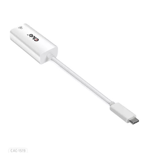 Club 3D Átalakító - CAC-1519 (3.2 USB-C Gen 1 to RJ45 1GB Ethernet, aktív)