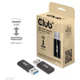   Club 3D Átalakító - CAC-1525 (3.2 USB-A Gen 1 to 3.2 USB-C Gen 1, Bidirectional)