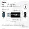 Club 3D Átalakító - CAC-1525 (3.2 USB-A Gen 1 to 3.2 USB-C Gen 1, Bidirectional)
