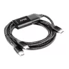 Club 3D Kábel - CAC-1527 (USB-C Y kábel, 100W PD, 1.83m, 2xUSB-C)
