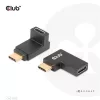 Club 3D Átalakító - CAC-1528 (USB-C Gen 2 to USB-C Gen 2, 90 fokos adapter, 10Gbps, 4k120Hz)