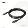 Club 3D Kábel - CAC-1529 (USB-C Gen 1 to USB-C, 5Gbps, 60W, 4K60Hz, M/F, 2m)
