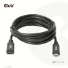 Club 3D Kábel - CAC-1529 (USB-C Gen 1 to USB-C, 5Gbps, 60W, 4K60Hz, M/F, 2m)