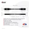 Club 3D Kábel - CAC-1531 (USB-C Gen 1 to USB-C, 5Gbps, 60W, 4K60Hz, M/F, 1m)