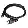 Club 3D Kábel - CAC-1557 (USB-C to DisplayPort 1.4, HDR, 1,8m, 8K60Hz)