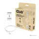 Club 3D Kábel - CAC-1572 (USB4 USB-C, 240W PD, 80Gbps, 8K240Hz, 4K540Hz, Bidirectional, fehér, M/M, 1,2m)