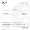 Club 3D Kábel - CAC-1572 (USB4 USB-C, 240W PD, 80Gbps, 8K240Hz, 4K540Hz, Bidirectional, fehér, M/M, 1,2m)