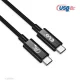 Club 3D Kábel - CAC-1575 (USB4 USB-C Gen 2x2, Bi-Directional USB-IF, 4K60Hz, 20Gbps, PD 240W(48V/5A) EPR M/M, 2m)