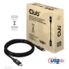 Club 3D Kábel - CAC-1575 (USB4 USB-C Gen 2x2, Bi-Directional USB-IF, 4K60Hz, 20Gbps, PD 240W(48V/5A) EPR M/M, 2m)