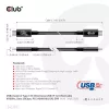 Club 3D Kábel - CAC-1575 (USB4 USB-C Gen 2x2, Bi-Directional USB-IF, 4K60Hz, 20Gbps, PD 240W(48V/5A) EPR M/M, 2m)