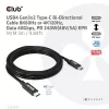 Club 3D Kábel - CAC-1579 (USB4 USB-C Gen 3x2, Bi-directional, 8K60Hz, 40Gbps, 240W PD, EPR, M/M, 3m)