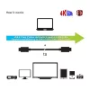 Club 3D Kábel - CAC-1589 (3.2 USB-C Gen 2 to 3.2 USB-C Gen 2, aktív, optikai, 60W PD, 4K60Hz, Bidirectional, M/M, 20m)