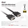Club 3D Kábel - CAC-1710 (VGA Bidirectional, M/M, 10m, 28AWG, 1080p)