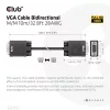 Club 3D Kábel - CAC-1710 (VGA Bidirectional, M/M, 10m, 28AWG, 1080p)