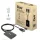 Club 3D Átalakító - CAC-1720 (USB-A & VGA to HDMI, M/F, 0.6m, 28AWG, Full HD 1080p)