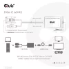 Club 3D Átalakító - CAC-1720 (USB-A & VGA to HDMI, M/F, 0.6m, 28AWG, Full HD 1080p)