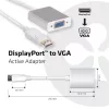 Club 3D Átalakító - CAC-2003 (DisplayPort to VGA, aktív, WUXGA, Plug&Play)