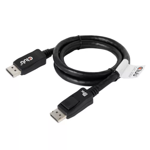 Club 3D Kábel - CAC-2067 (DisplayPort 1.4, HBR3, 8K60Hz, 1m, M/M, VESA minősítés)