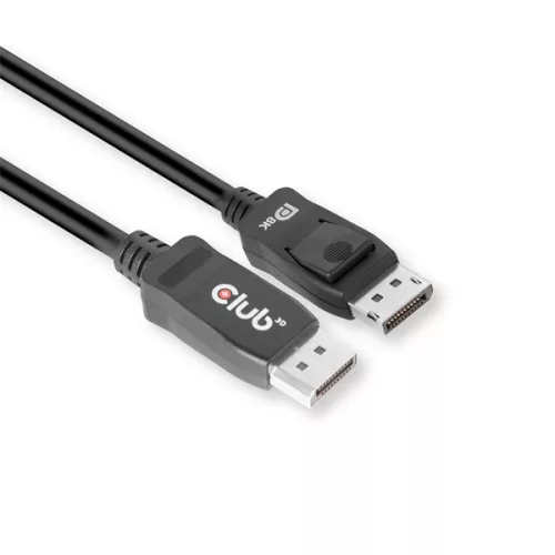Club 3D Kábel - CAC-2068 (DisplayPort 1.4, M/M, 28AWG, HBR3, VESA tanúsítvánnyal, 8K60Hz, 2m)