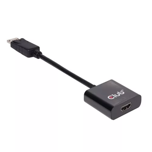 Club 3D Átalakító - CAC-2070 (DisplayPort 1.2 to HDMI 2.0, 4K60Hz UHD, Aktív, 3D támogatás)