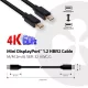 Club 3D Kábel - CAC-2161 (Mini DisplayPort 1.2 M/M, 4K60Hz, HBR2, 2m)