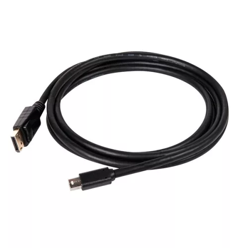 Club 3D Kábel - CAC-2163 (Mini DisplayPort to DisplayPort 1.2, 2m, 4K 60Hz, Bidirektional, 21.6Gbps, zárral)