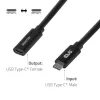 Club 3D Kábel - CAC-2502 (USB-C to USB-C, M/F, 40Gbps, 8K60Hz, 240W, DP 1.4 Alternate Mode, 1m)