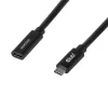 Club 3D Kábel - CAC-2502 (USB-C to USB-C, M/F, 40Gbps, 8K60Hz, 240W, DP 1.4 Alternate Mode, 1m)