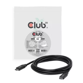   Club 3D Kábel - CAC-2506 (USB-C, PD3.1 240W, No Data, 4K60Hz, fekete, M/M, 2m)