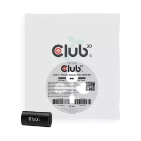   Club 3D Átalakító - CAC-2507 (USB-C to USB-C F/F, toldó adapter)